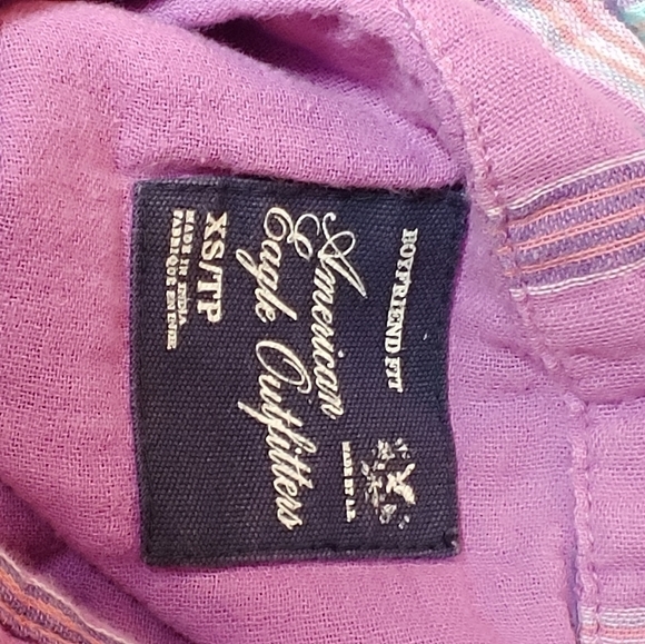 American Eagle Outfitters Pink Plaid - Picture 4 of 4